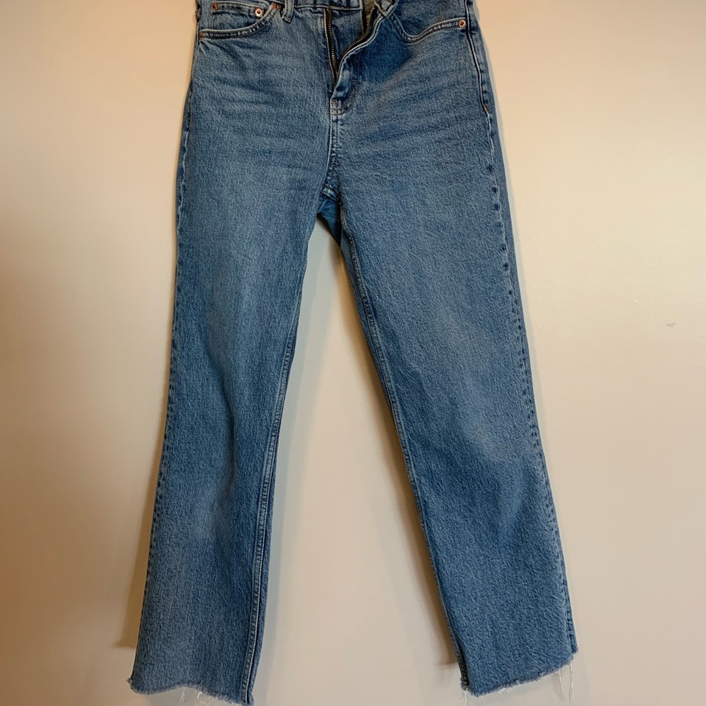 Top shop cropped jeans